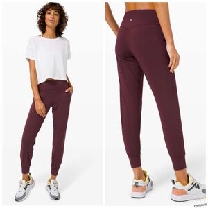 Lululemon Align Jogger 28” Womens Size 6 Cassis Maroon High Rise Leggings W5BM2S